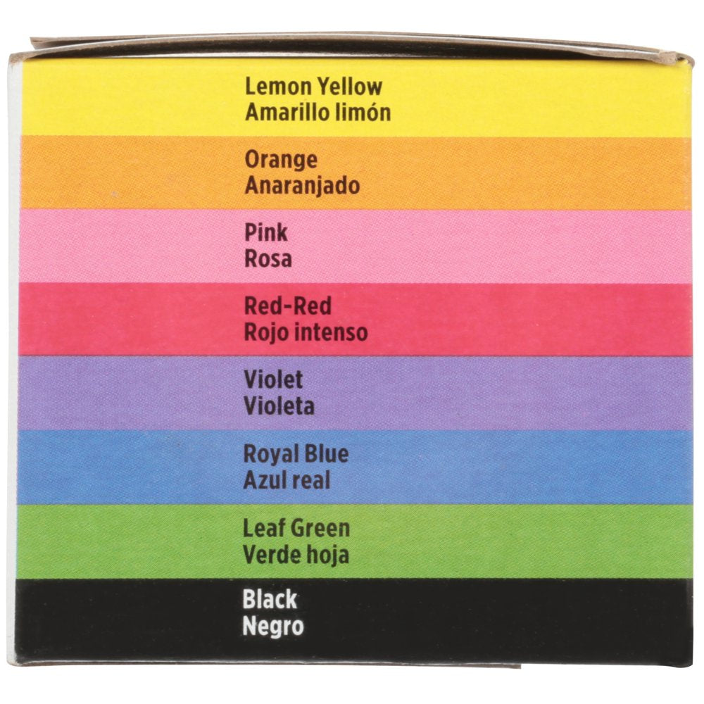 8-Piece Gel Food Coloring Set, 4 Oz. (Purple, Blue, Green, Black, Yellow, Orange, Pink, Red)