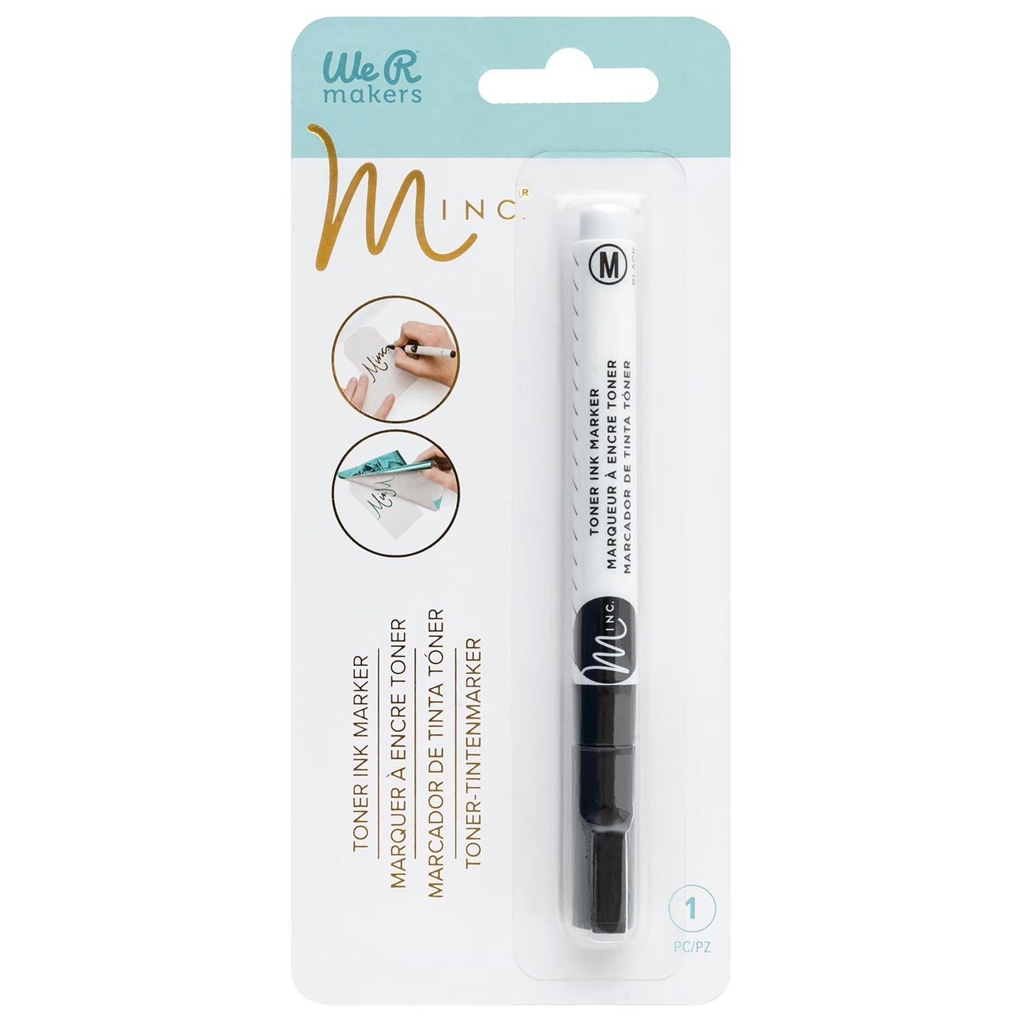 We R Minc Toner Pen-Black, Medium Point