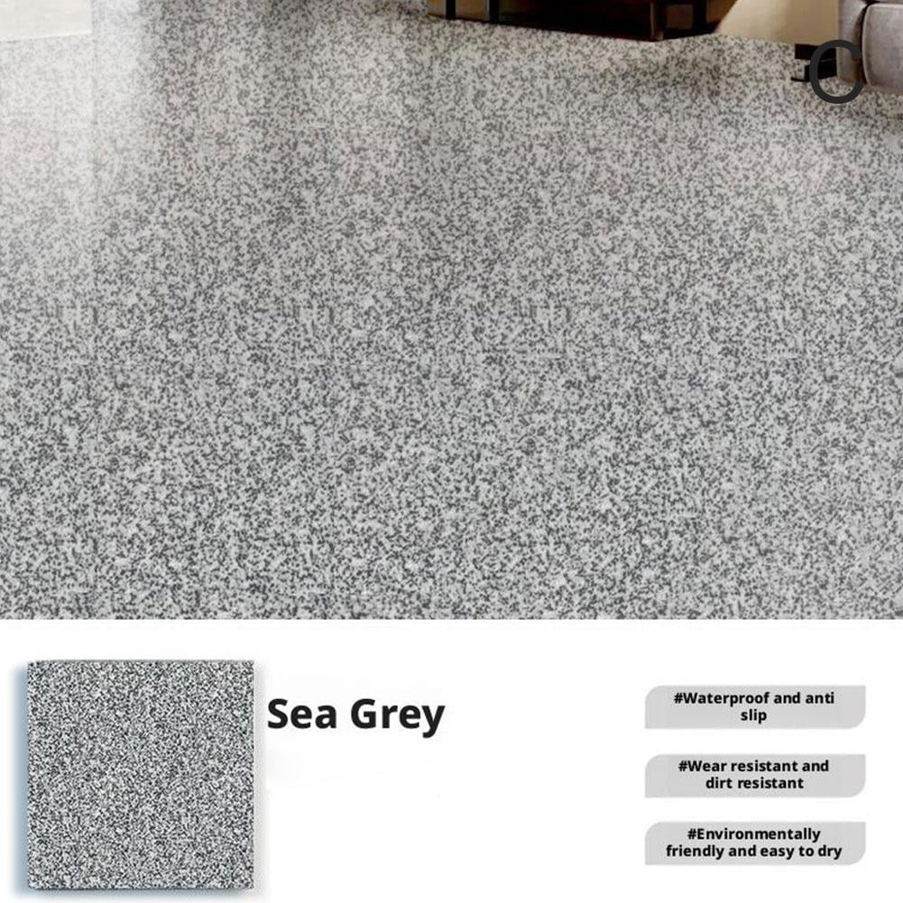 Epoxy Floor Paint for Concrete Basements and Garages with High-Gloss Marble Effect, Waterproof, Self-Leveling, Quick-Drying and Stain-Resistant