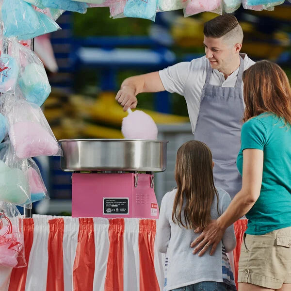 Carnival King CCME21 Cotton Candy Machine with 21" Stainless Steel Bowl - 110V