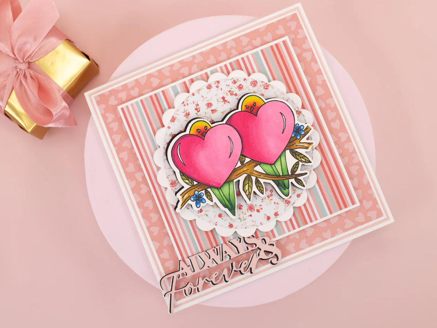 Crafter’S Companion Love Is in the Air Stamp & Die - with Love