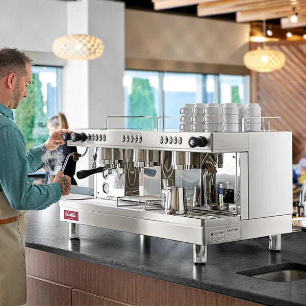 Estella Caffe ECEM3 Three Group Automatic Espresso Machine - 220-240V
