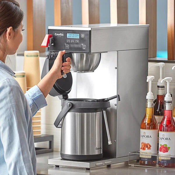 Estella Caffe ECB-AP1 Automatic Airpot Coffee Maker and Digital Display - 120V