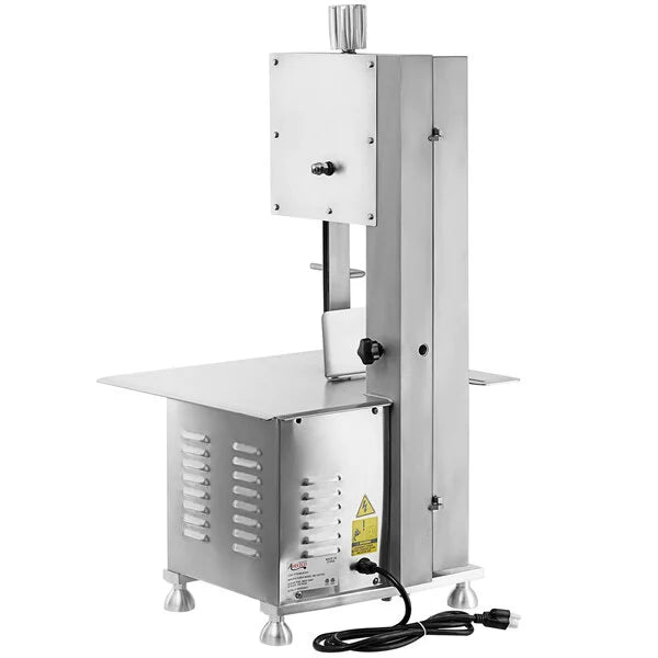 Avantco EMBS65SS 65" Butcher Blade Stainless Steel Countertop Vertical Band Meat Saw - 1 hp, 120V