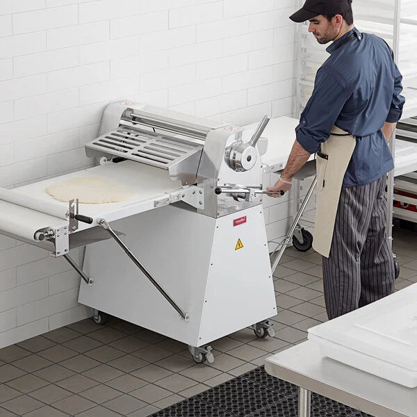 Estella 85" Floor Reversible Dough Sheeter - 110V, 3/4 hp
