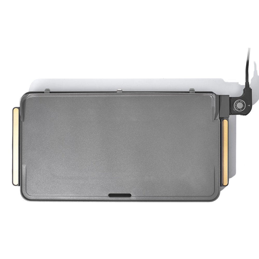 XL Electric Griddle 12" X 22"- Non-Stick, Oyster Grey by Drew Barrymore