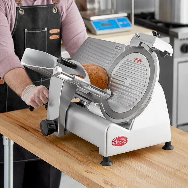 Avantco SL312 12" Butcher Manual Gravity Feed Meat Slicer - 1/3 hp