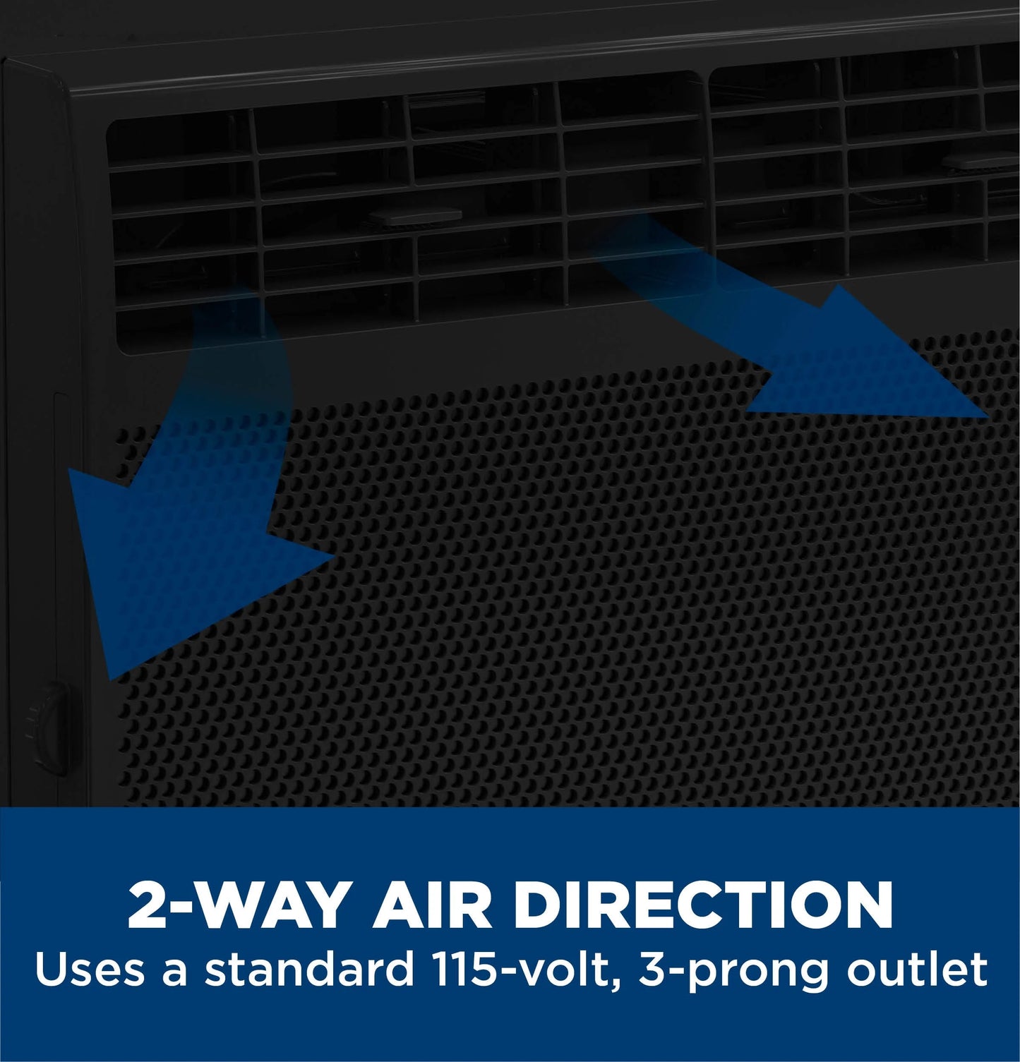 GE® 5,000 BTU, 115V Mechanical Window Air Conditioner, Covers up to 150 Sq Ft., Black