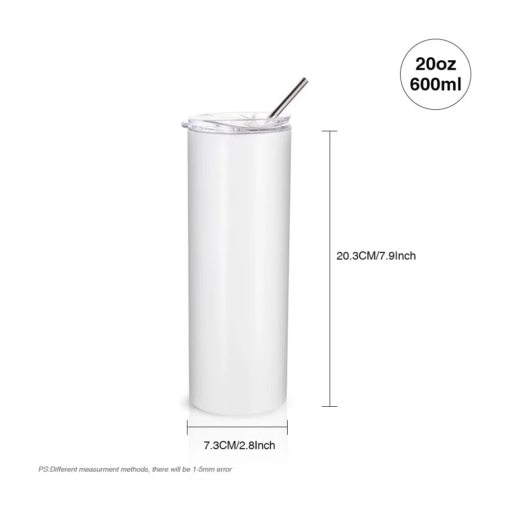 30 OZ Tumbler Heat Press Sublimation Starter Benginers Kit Bundle with 20 OZ Sublimation Tumblers,Sublimation Tape,Sublimation Paper and Butcher Paper