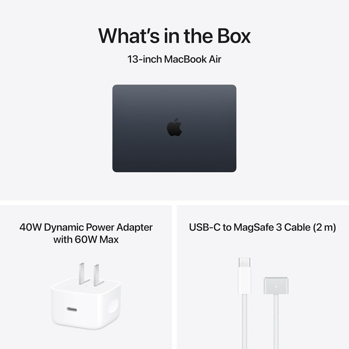 Apple 2026 Macbook Air 13-Inch Laptop with M5 Chip: Built for AI, 13.6-Inch Liquid Retina Display, 16GB Unified Memory, 1TB SSD, 12MP Center Stage Camera, Touch ID, Wi-Fi 7; Midnight