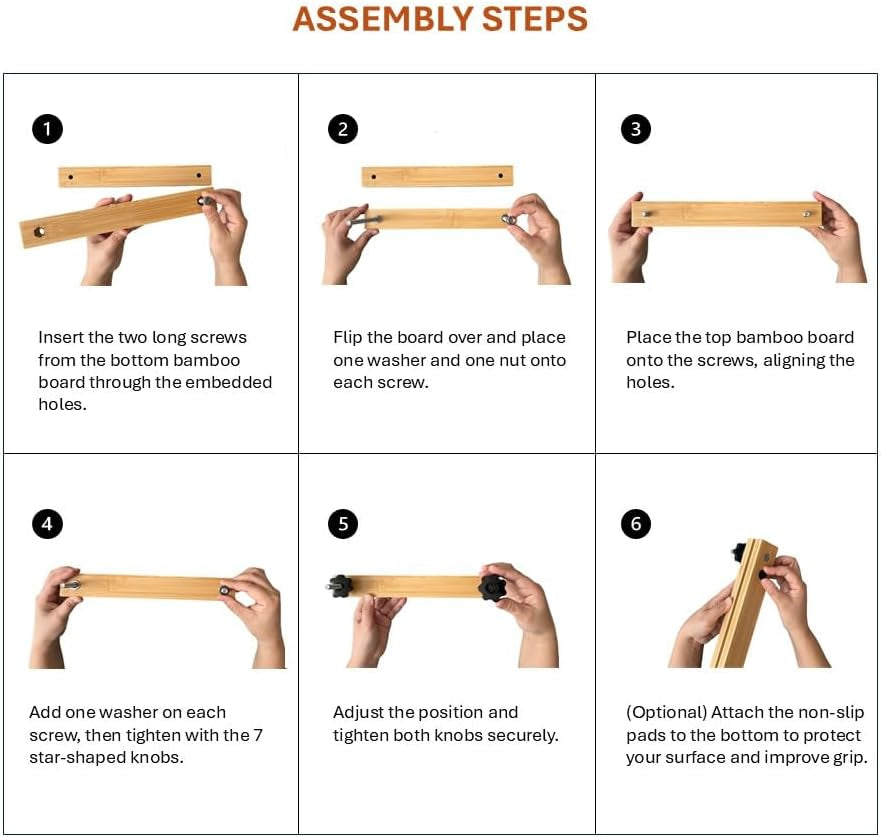 Bamboo Bookbinding Spine Press, 11 Inch Narrow Book Press for Spine Shaping and Bookbinding, for DIY Book