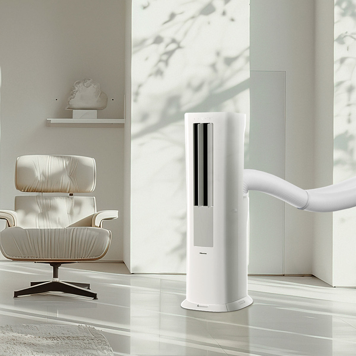 Hisense 8000 BTU Dual Hose Portable Tower Air Conditioner