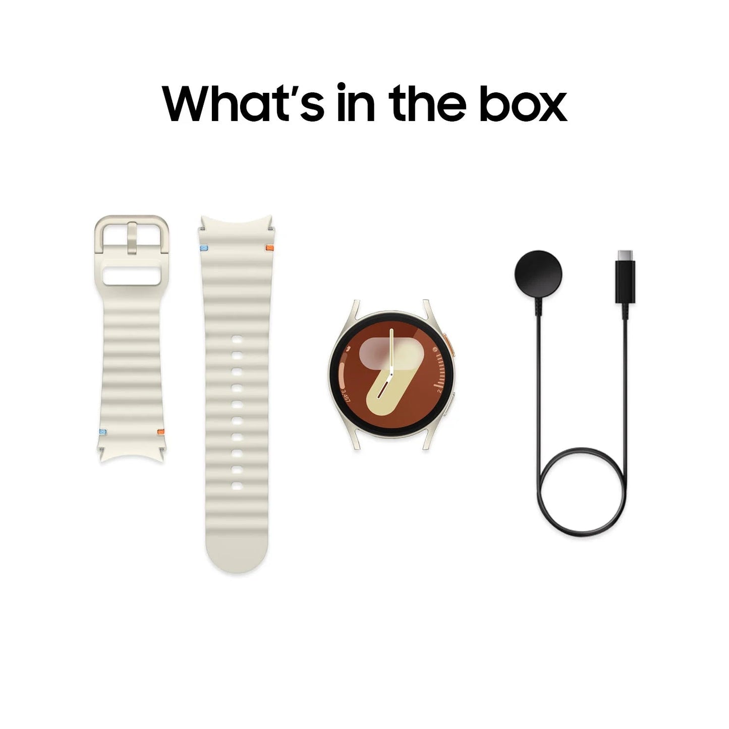 Galaxy Watch7 40Mm Bluetooth and Wifi Aluminum Smart Watch, Cream