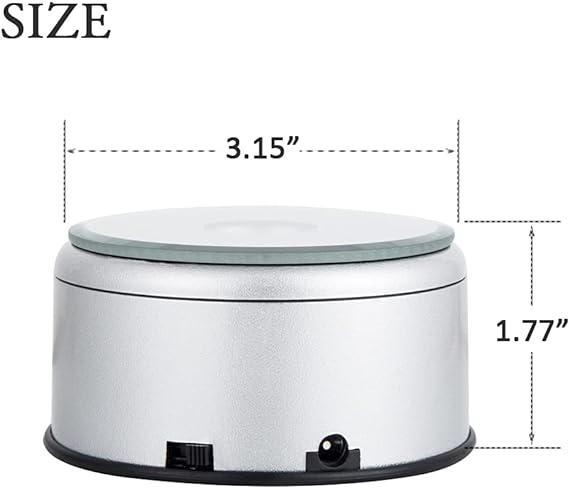 Display Stand with LED Light Colorful Base
