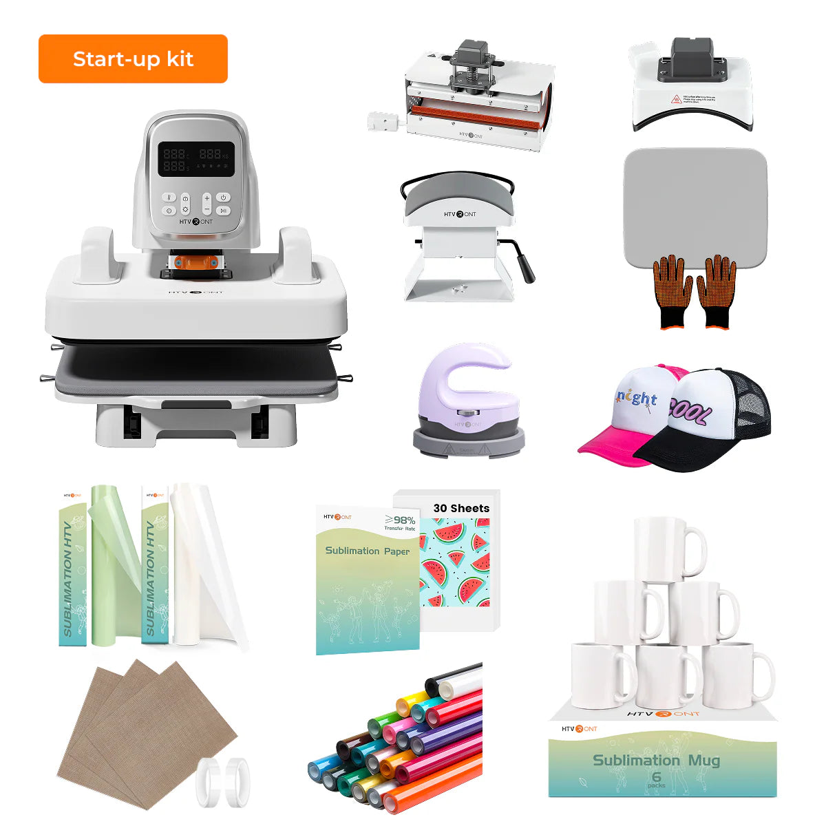 HTVRONT A100 Auto Multi Heat Press