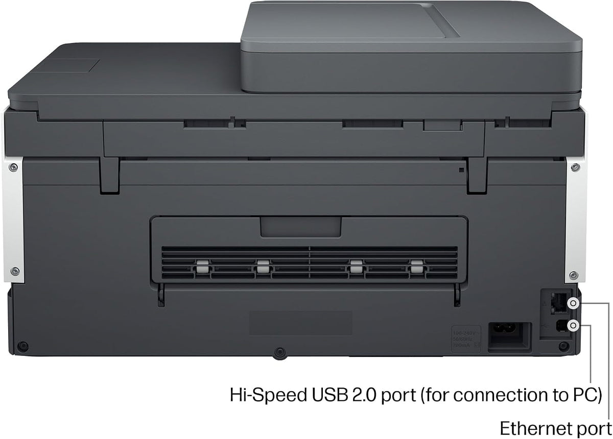 HP Smart Tank 7301 Wireless All-In-One Ink Tank Printer, Scanner, Copier with 2 Years of Ink Included, Best-For-Home Office, Cartridge-Free Refillable, Ai-Enabled (28B70A)