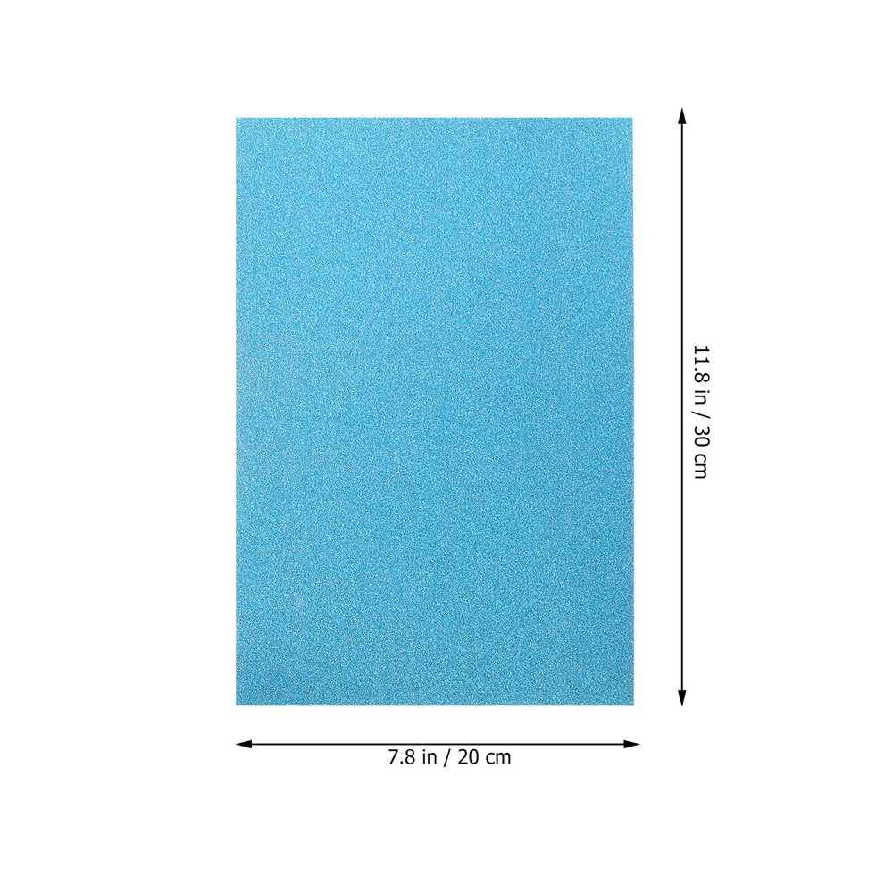20 Sheets Glitter Craft Paper Sparkle Cardstock Papers Self Adhesive Shiny Glitter Paper