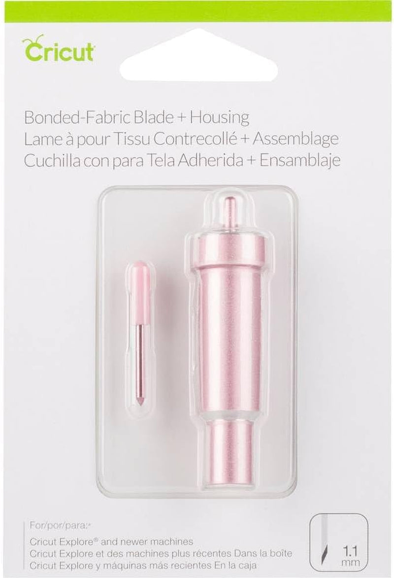 Cricut Bonded-Fabric Blade + Housing, German Carbide Cutting Blade | Cut Intricate Designs in Bonded Fabric, Compatible with Cricut Maker and Explore Machines