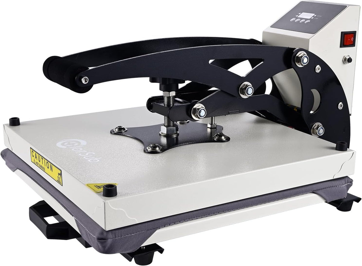 Colorsub Heat Press 15X15 Inch Industrial Quality Heat Press Machine with Slide Out Drawer, Heat Press Machine for T Shirts, White