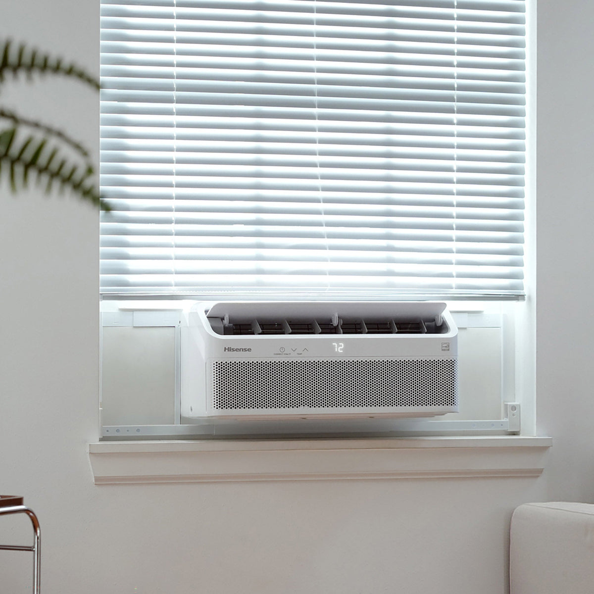 Hisense 8,000 BTU Smart Inverter Window Air Conditioner with Easy Install Bracket
