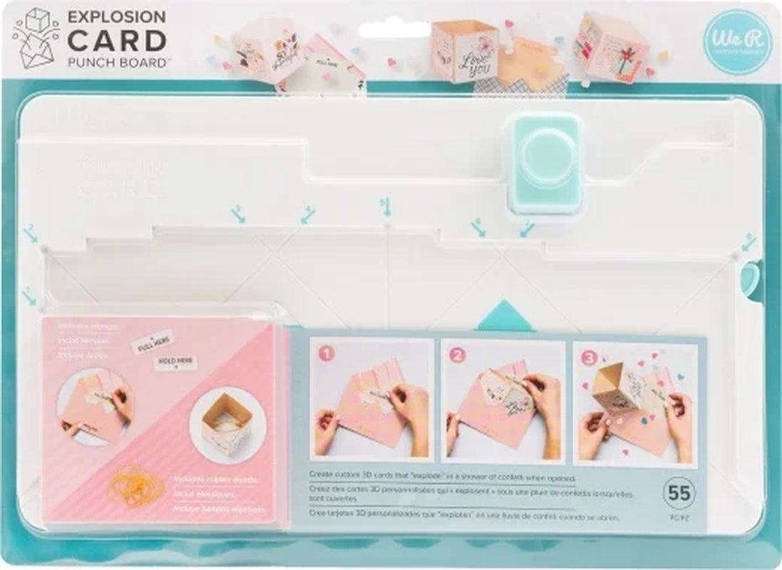 We R Memory Keepers Punch Board-Explosion Card