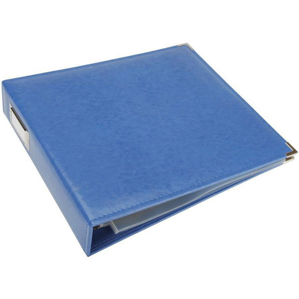 660914 Classic D-Ring Scrapbooking Album, 12" X 12", Country Blue