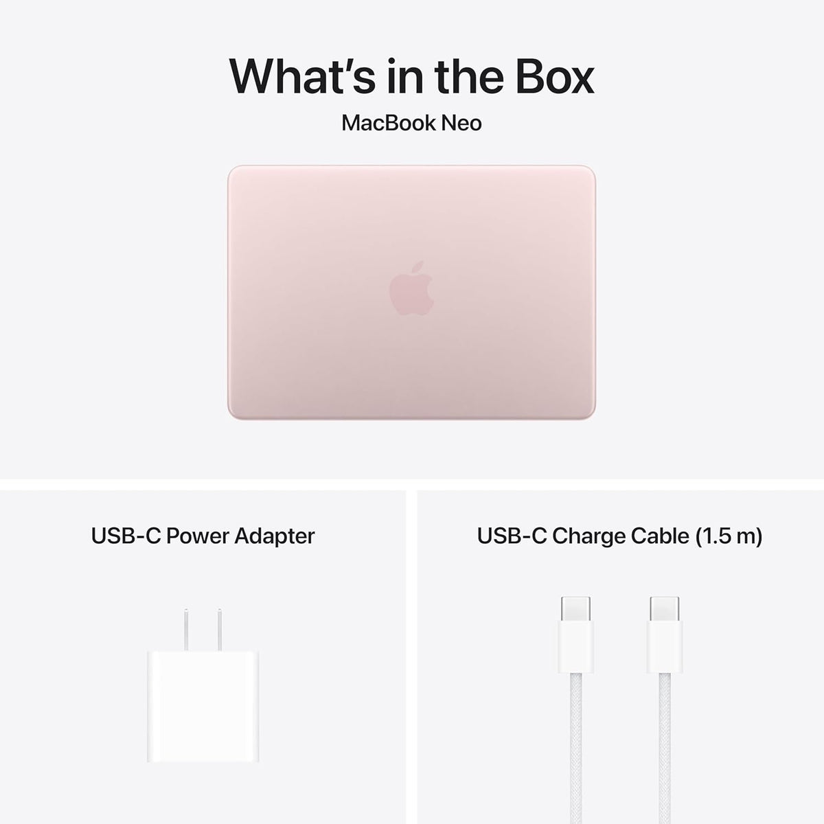 Apple 2026 Macbook Neo 13-Inch Laptop with A18 Pro Chip: Built for AI and Apple Intelligence, Liquid Retina Display, 8GB Unified Memory, 256GB SSD Storage, 1080P Facetime HD Camera; Blush