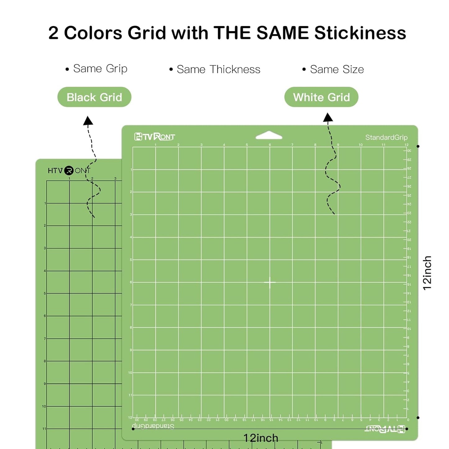 Loklik Cutting Machine 2 & Cutting Mat Compatible with Cricut Cutting Machine, 6 Pack Cutting Mat 12X12