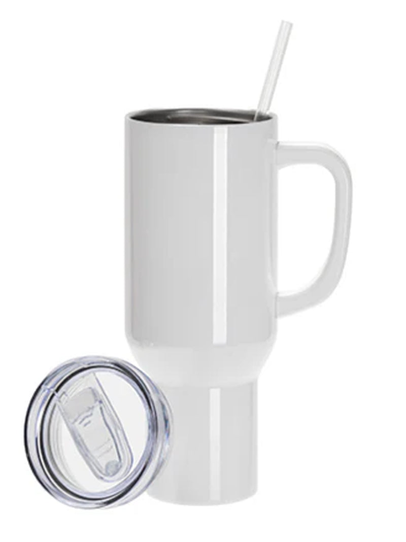 40 OZ 30 OZ Tumbler Heat Press Sublimation Starter Benginers Kit Bundle with Sublimation Tumblers 40 OZ and 20 Oz,Sublimation Tape,And Sublimation Paper
