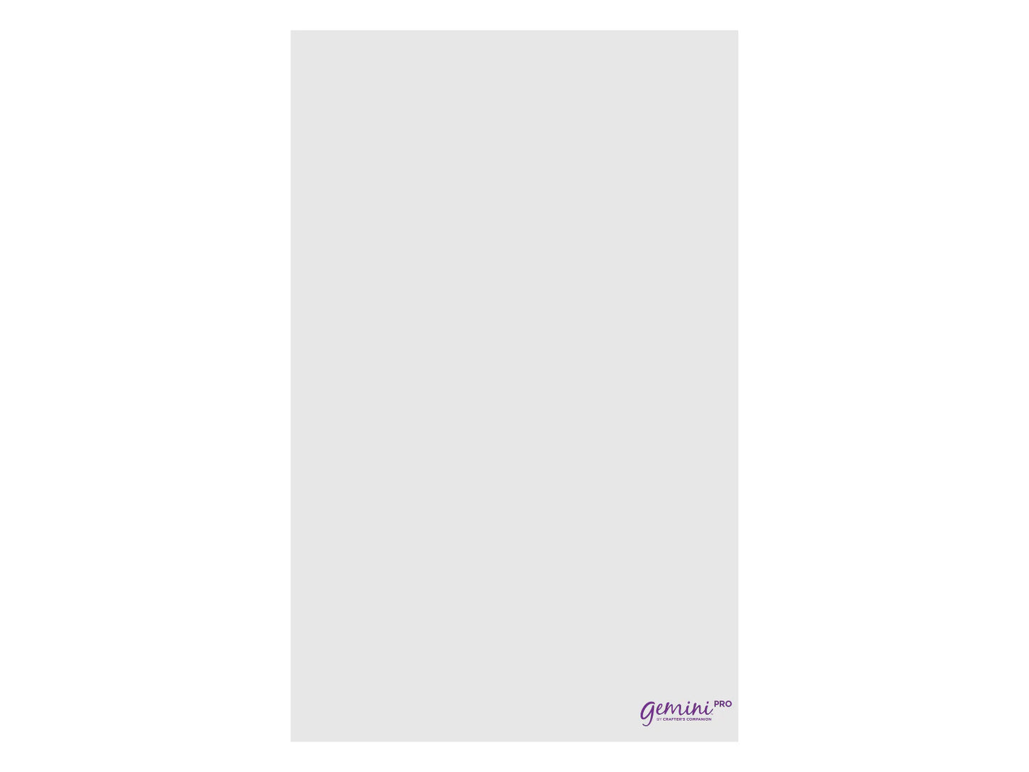 Gemini Pro Accessories - 12"X18" Plastic Shim