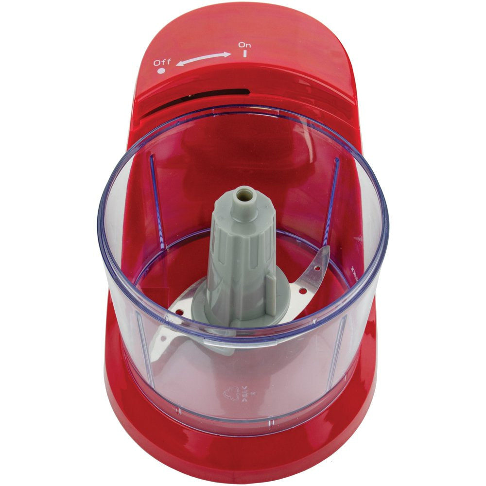 MC-109R 1.5 Cup Mini Food Chopper, Red