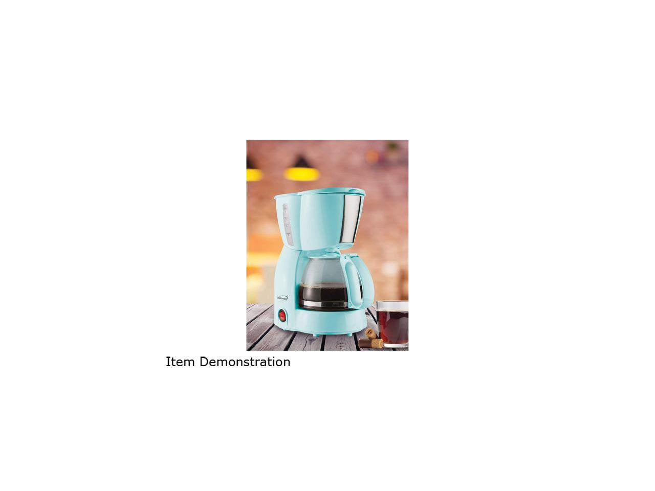 TS-213BL 4-Cup Coffee Maker, Blue
