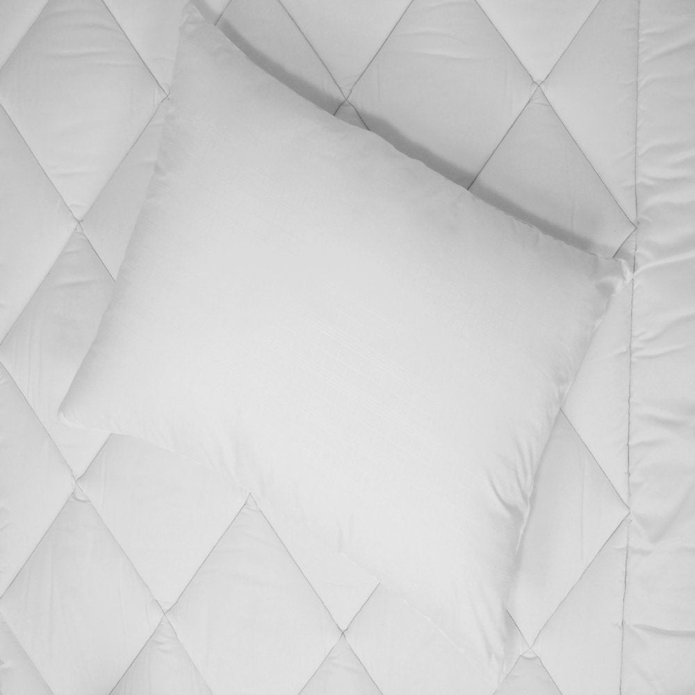 (2 Pack) Comfort Complete Bed Pillow, Standard/Queen