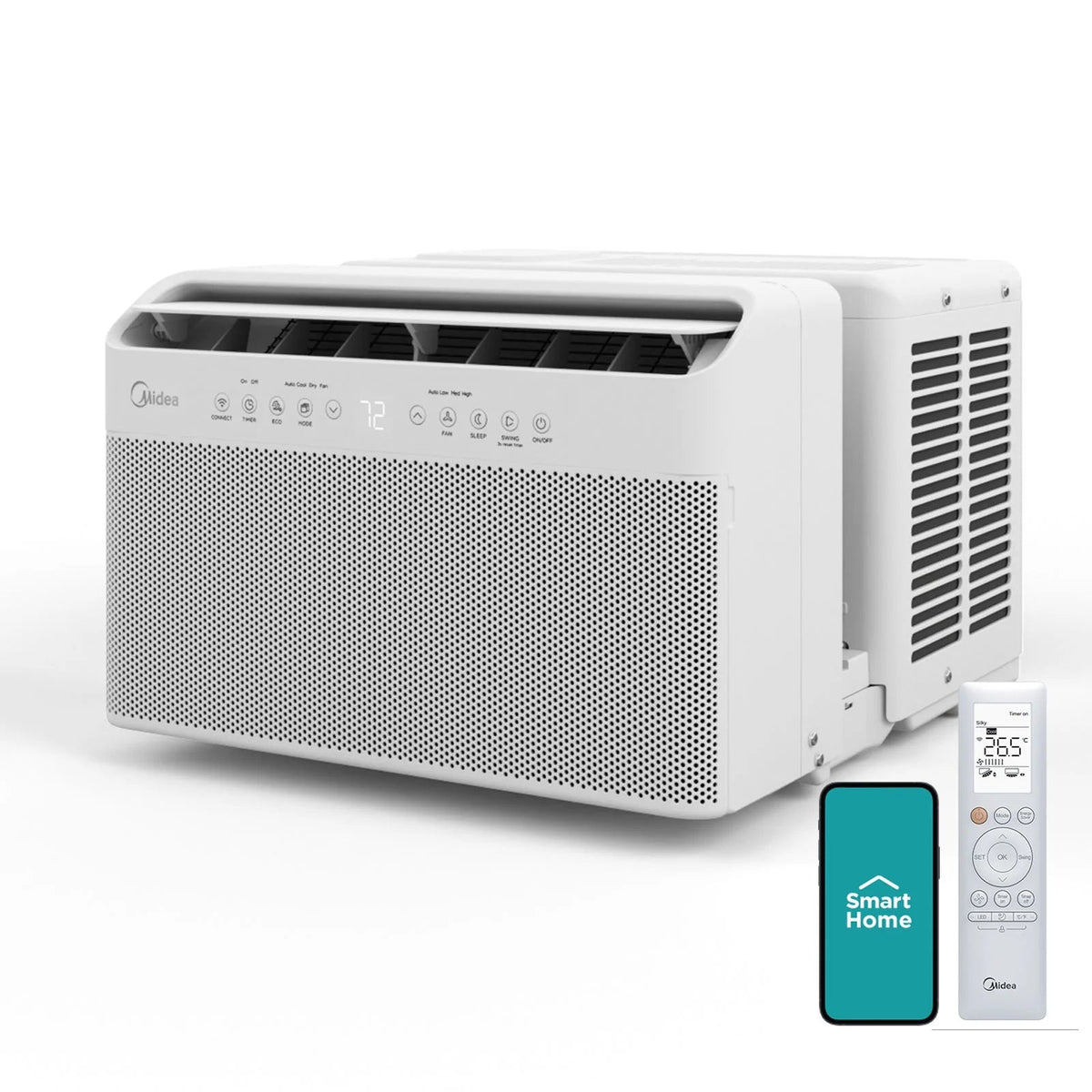 8,000 BTU Smart Inverter U-Shaped Window Air Conditioner, MAW08W1QWT-T, Updated