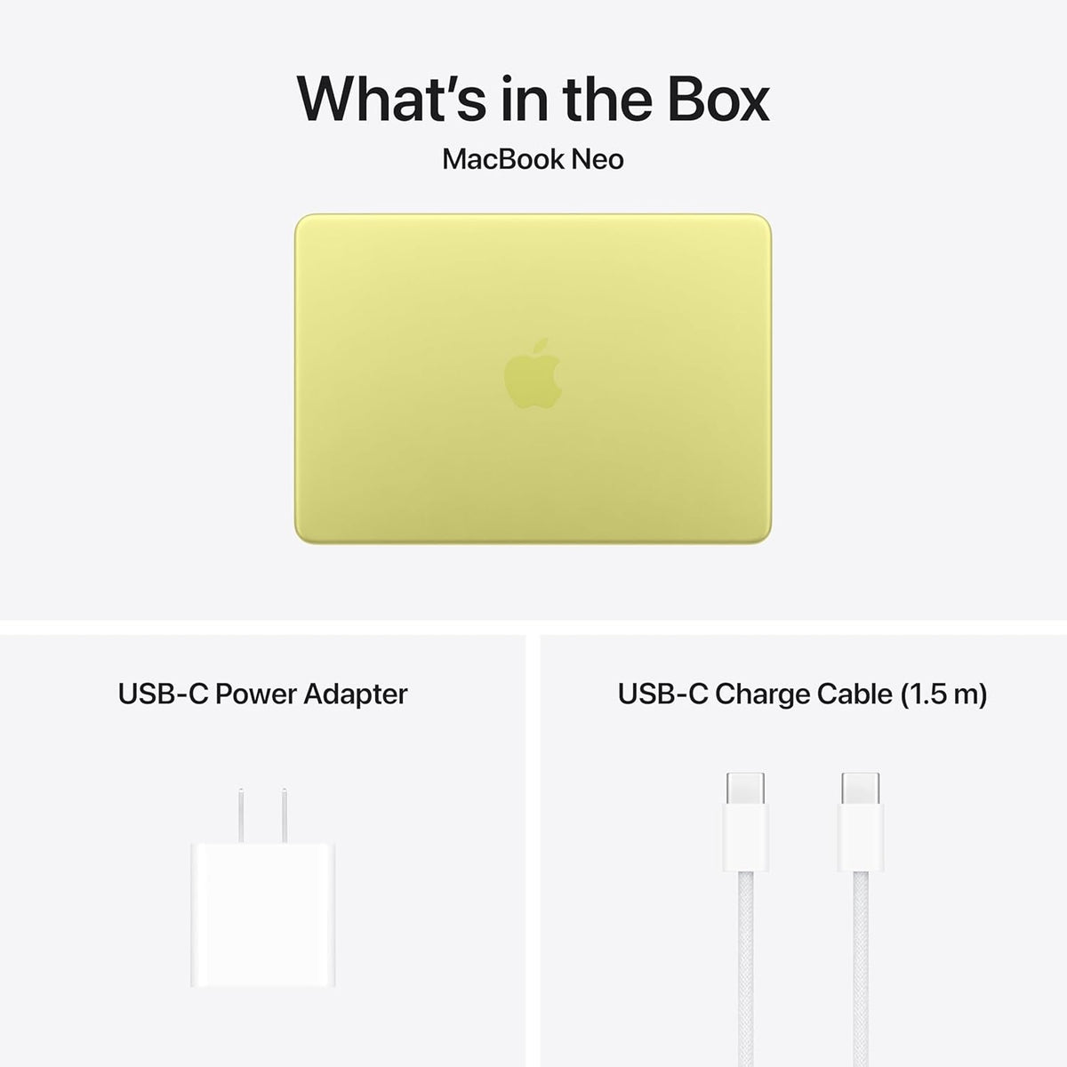 Apple 2026 Macbook Neo 13-Inch Laptop with A18 Pro Chip: Built for AI and Apple Intelligence, Liquid Retina Display, 8GB Unified Memory, 256GB SSD Storage, 1080P Facetime HD Camera; Citrus