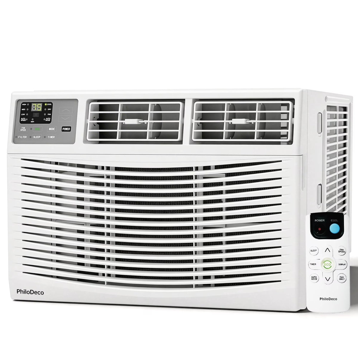 18000 BTU Window Air Conditioner 1000 Sq Ft. Ac Units Intelligent , LED Diswplay Screen, with Remote Control, Dehumidifier/Fan, Operates Quietly, Energy-Saving. 24 Timer, 208/230 VOLTS