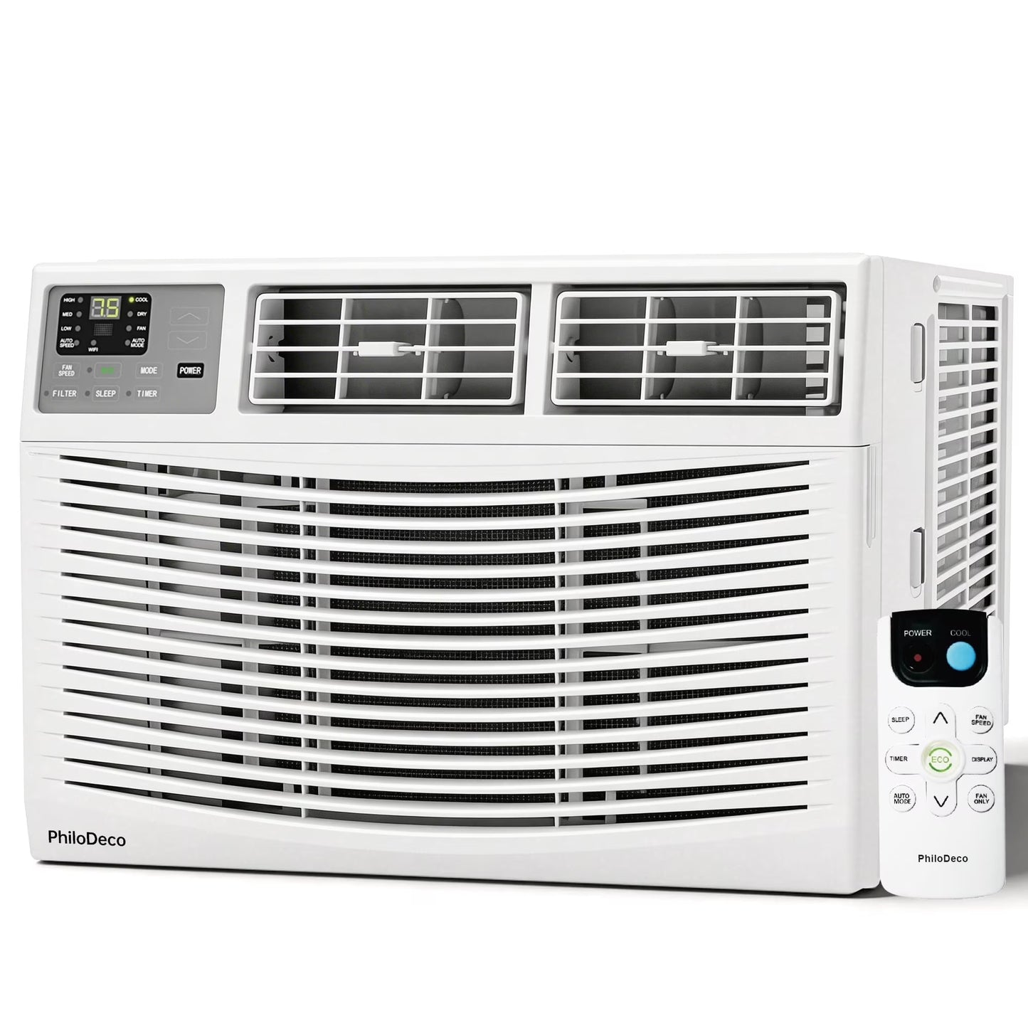 18000 BTU Window Air Conditioner 1000 Sq Ft. Ac Units Intelligent , LED Diswplay Screen, with Remote Control, Dehumidifier/Fan, Operates Quietly, Energy-Saving. 24 Timer, 208/230 VOLTS