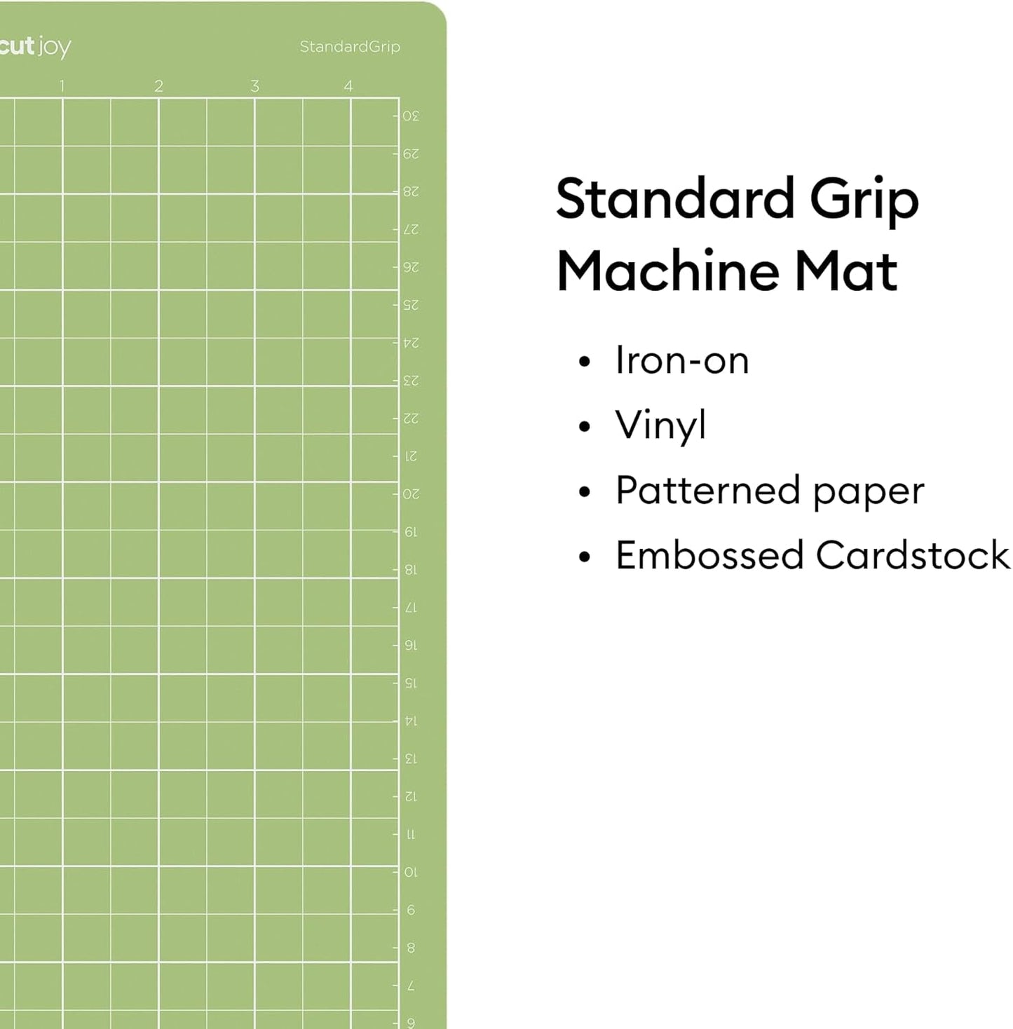 Cricut Standardgrip Cutting Mat Pack (5 Count, 4.5In X 12In) - for Joy Machine