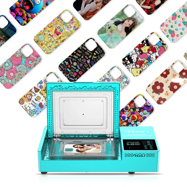 TUOLI TL-X9 smart Phone case printing machine phone case making machine
