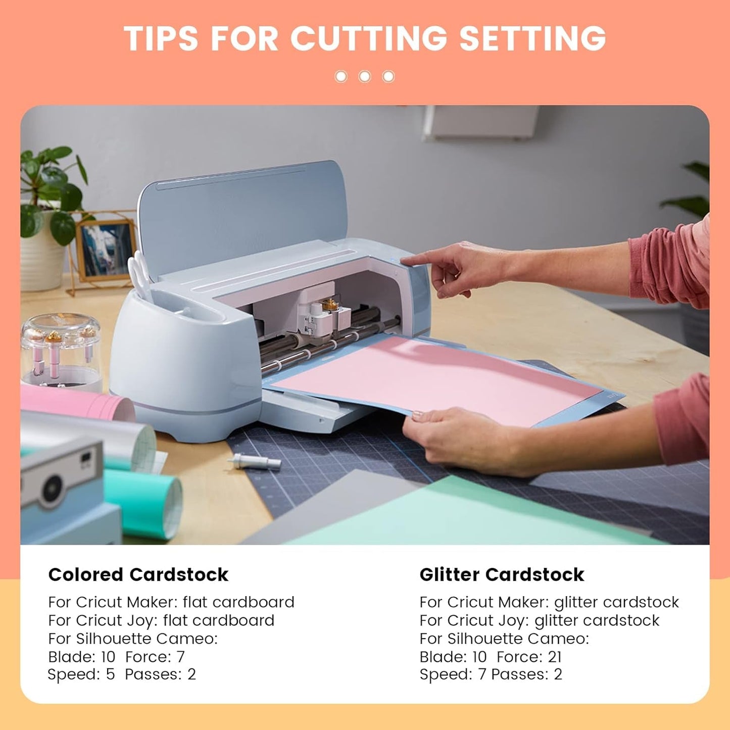 Loklik Cutting Machine 2 & Colored Cardstock Paper Bundle, 60 Sheets 20 Colors