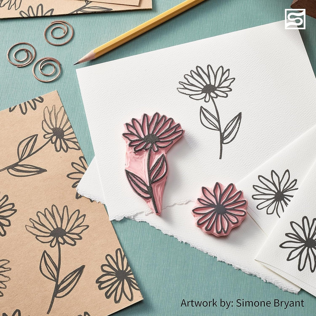 Speedball 3471 Super Value Block Printing Starter Kit – Includes Ink, Brayer, Lino Handle and Cutters, Speedy-Carve