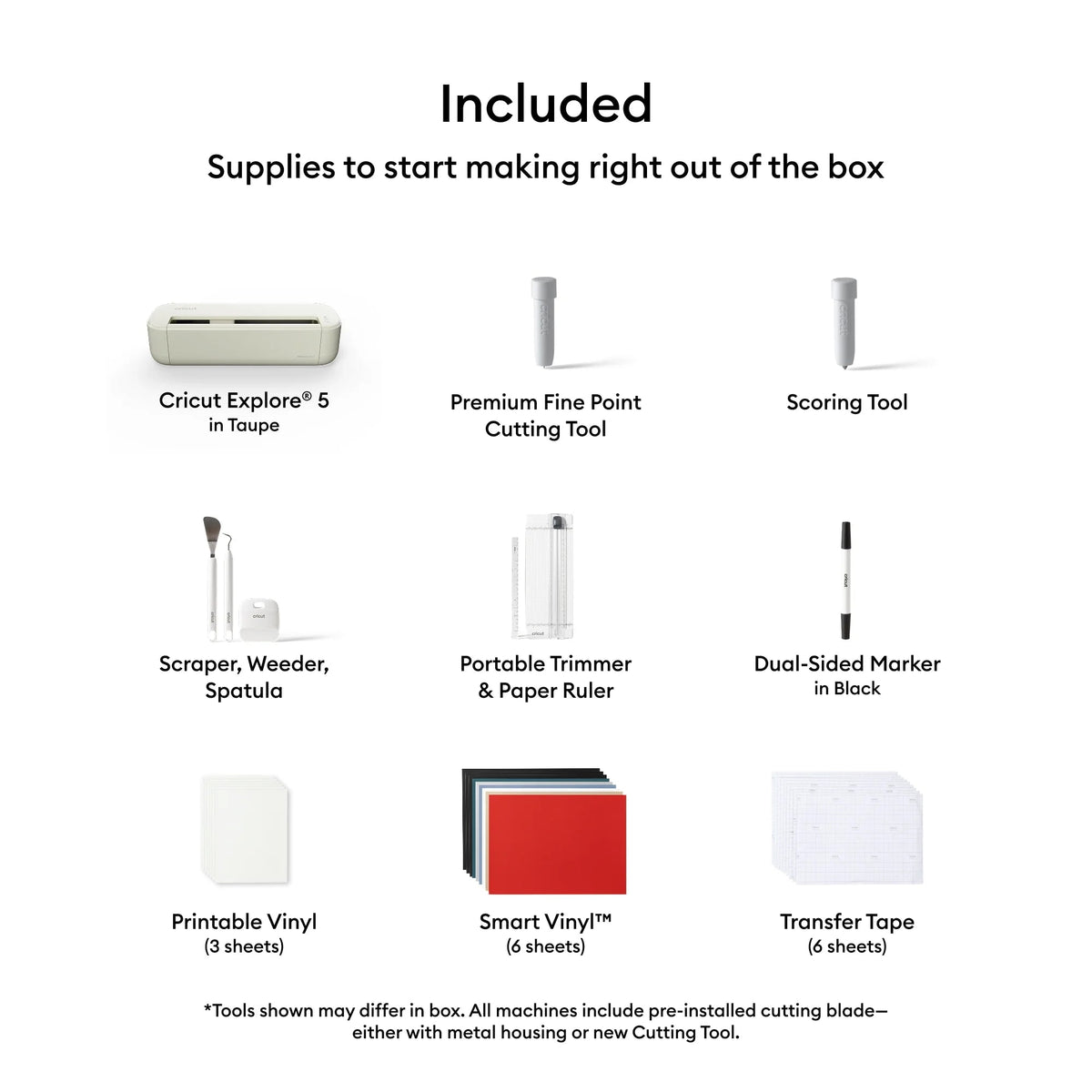 Cricut Explore® 5 + Essential Bundle