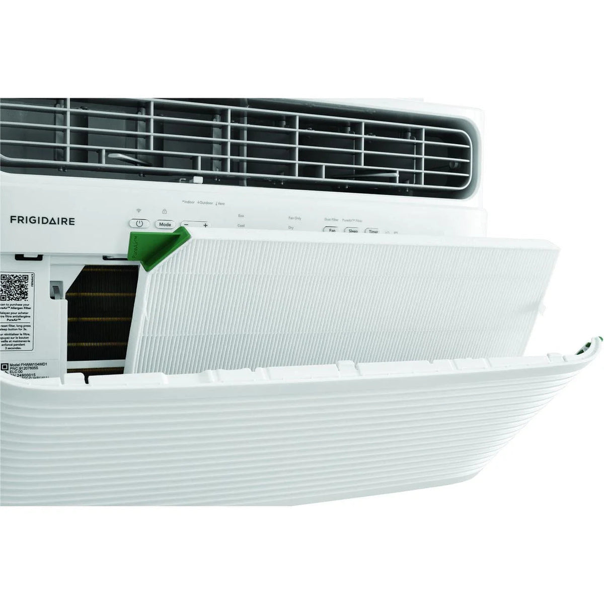 12,000 BTU Smart Window Air Conditioner with Wi-Fi and Remote in White
