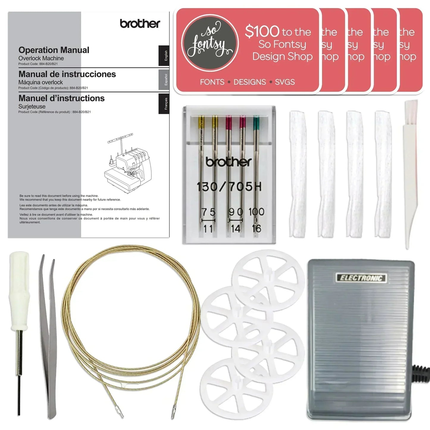 Brother Air1800 Air Serger with Jet-Air Threading
