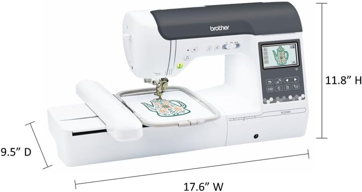 Brother SE2000 Computerized Sewing and Embroidery Machine