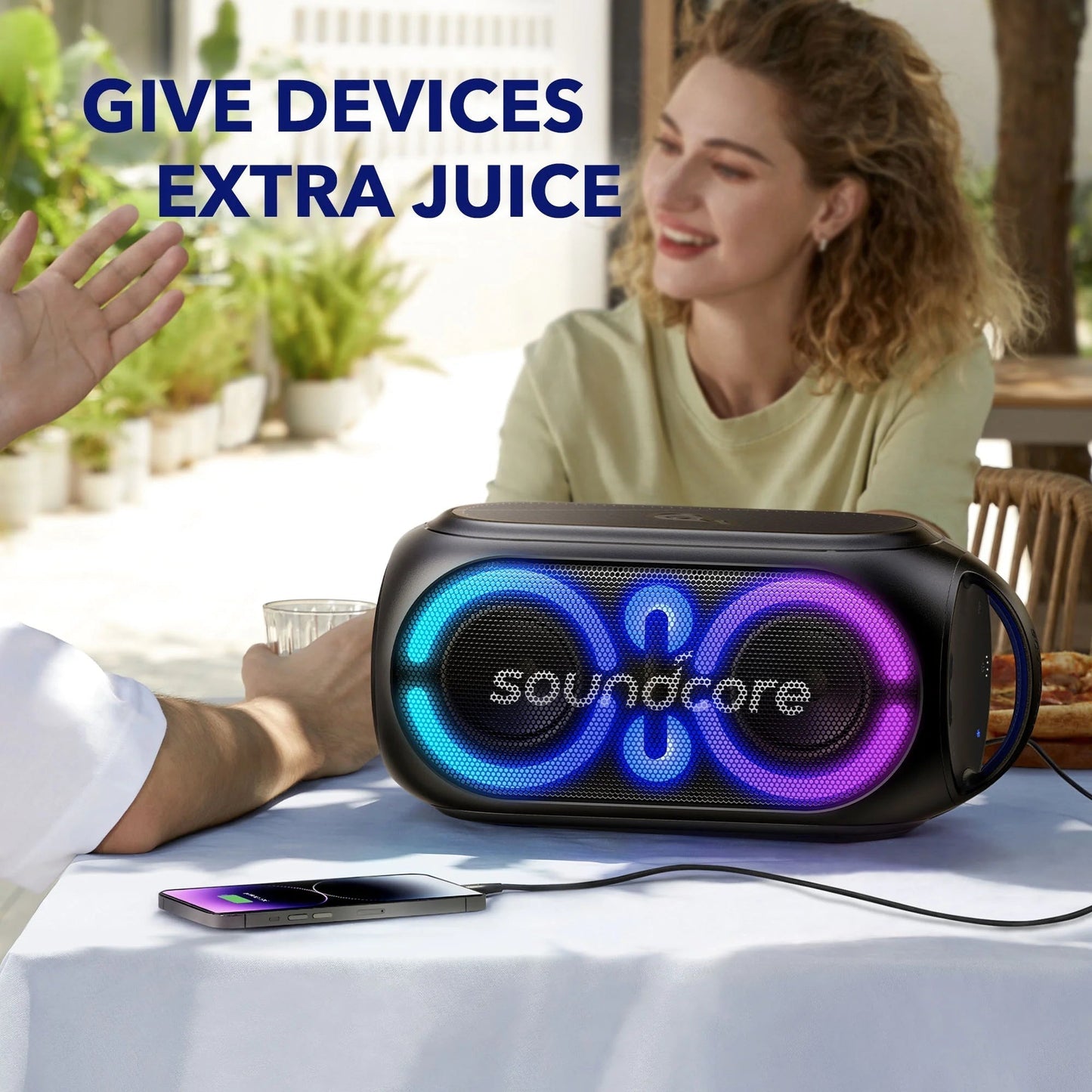 by - Rave Party 2 Portable Speaker, 120, IPX4, 16-Hour Playtime