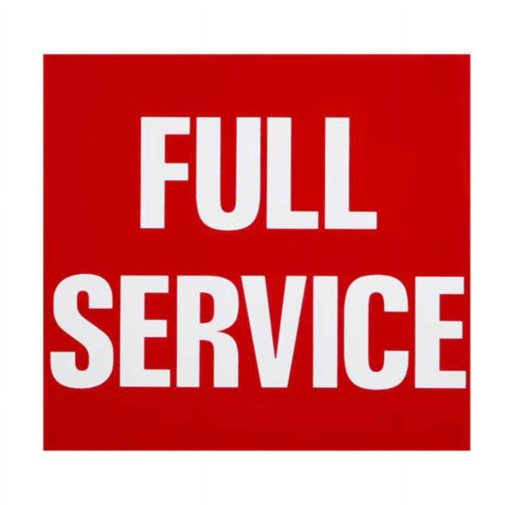 Commercial Zone 797401 Full Self Service Sign Panel- Black