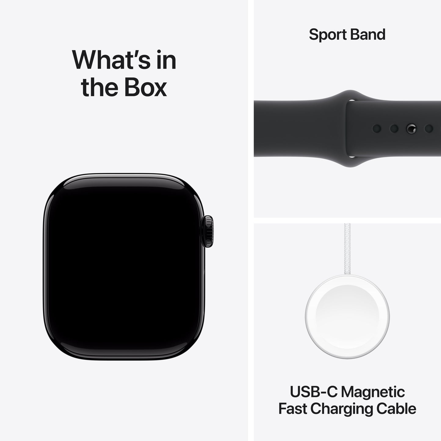 Watch Series 10 GPS 46Mm Jet Black Aluminum Case with Black Sport Band - S/M