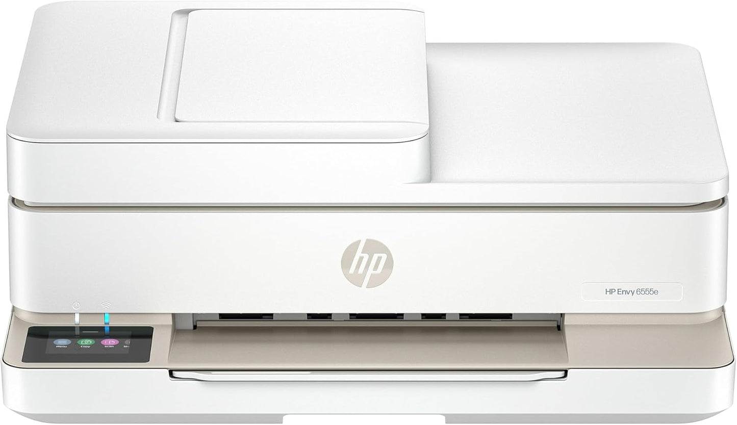 HP Envy 6555E Wireless All-In-One Color Inkjet Printer, Portobello, Print, Scan, Copy, Duplex Printing Best-For-Home, 3 Month Instant Ink Trial Included, Ai-Enabled (714N5A)