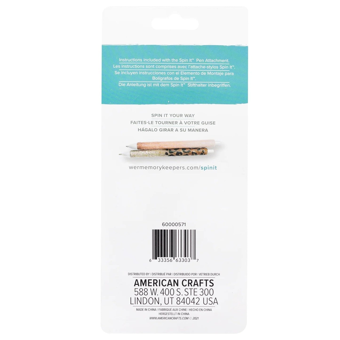 We R Spin It Pens 6/Pkg-Unfinished